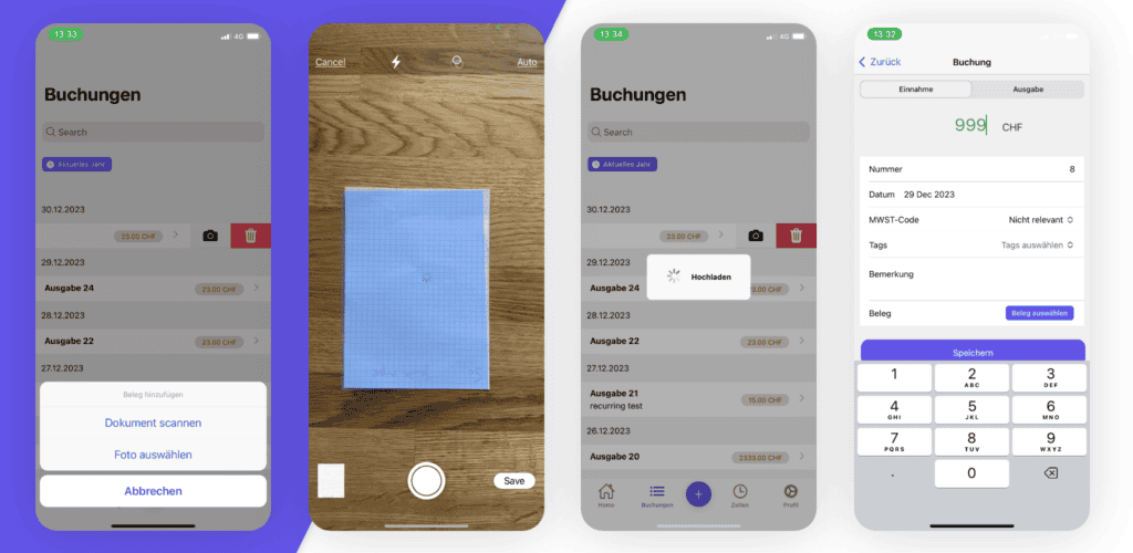 einfache buchhaltung app