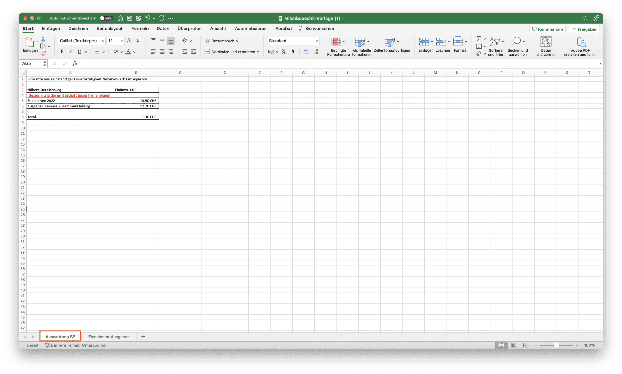 Einfache Buchhaltung Als Selbst Ndige R Selber Machen Anleitung Milkee