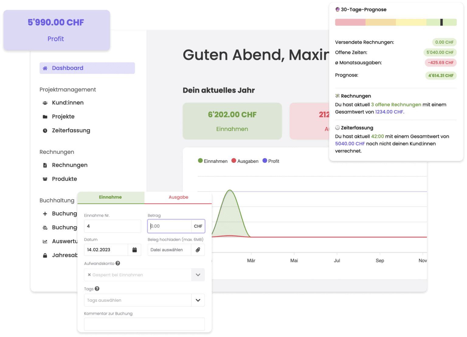 moderne buchhaltungssoftware