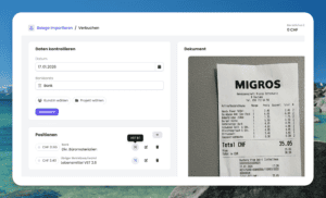 schweizer ki buchhaltung mit scanner